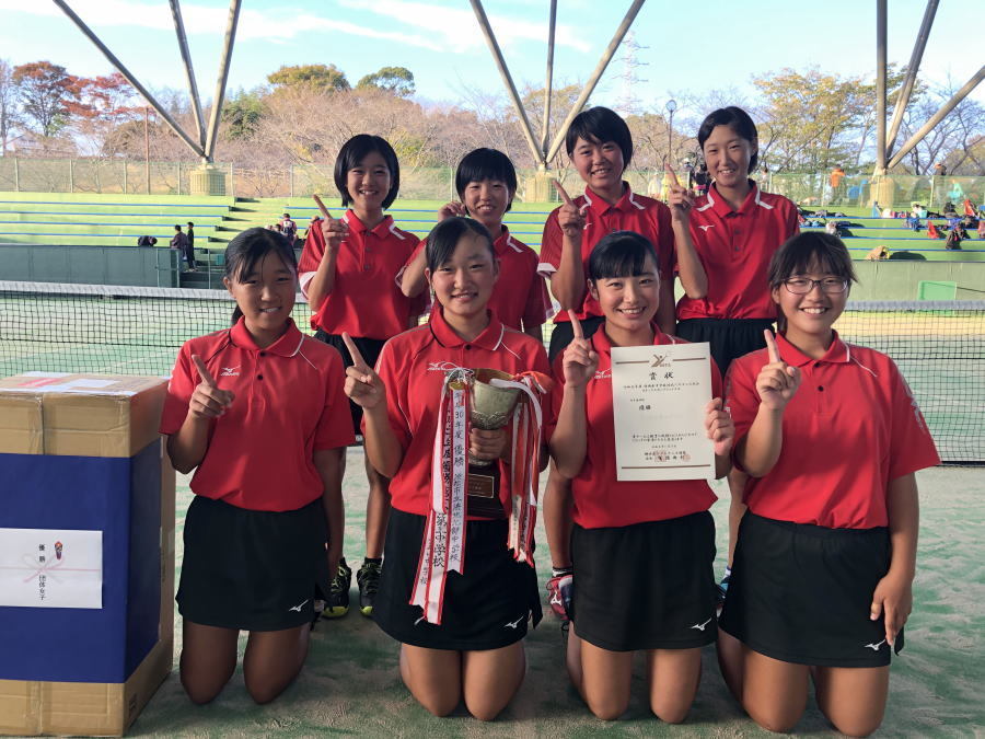 県中学 新人戦 ソフトテニス やらまいか